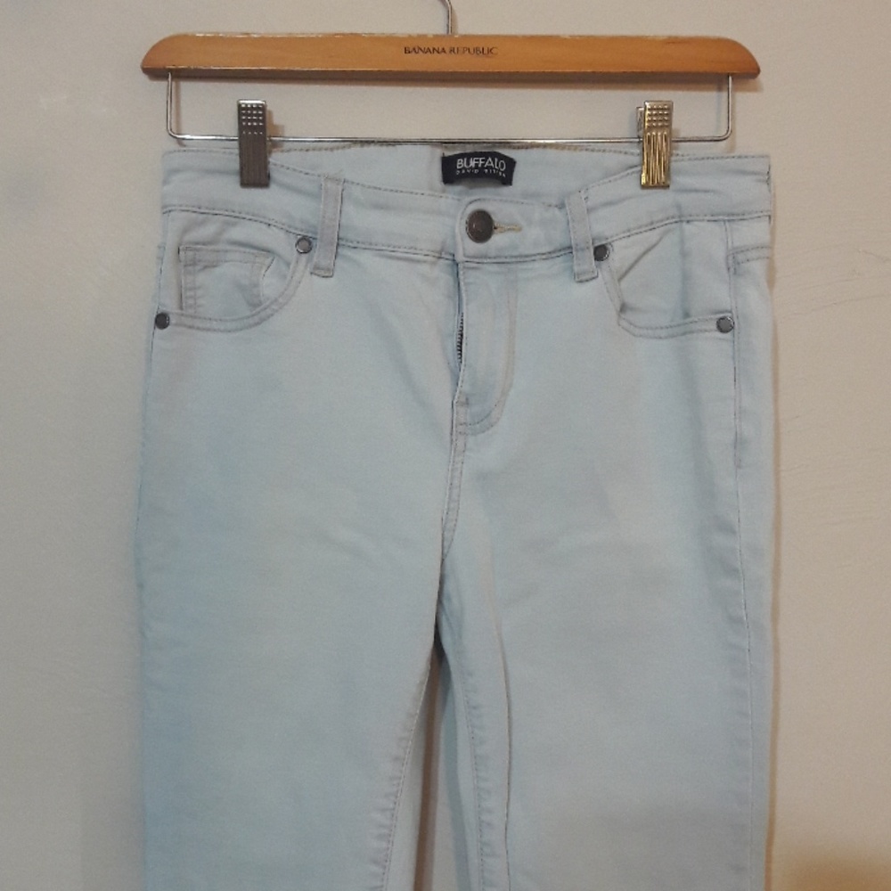 Light Denim Capris - Picture 2 of 6